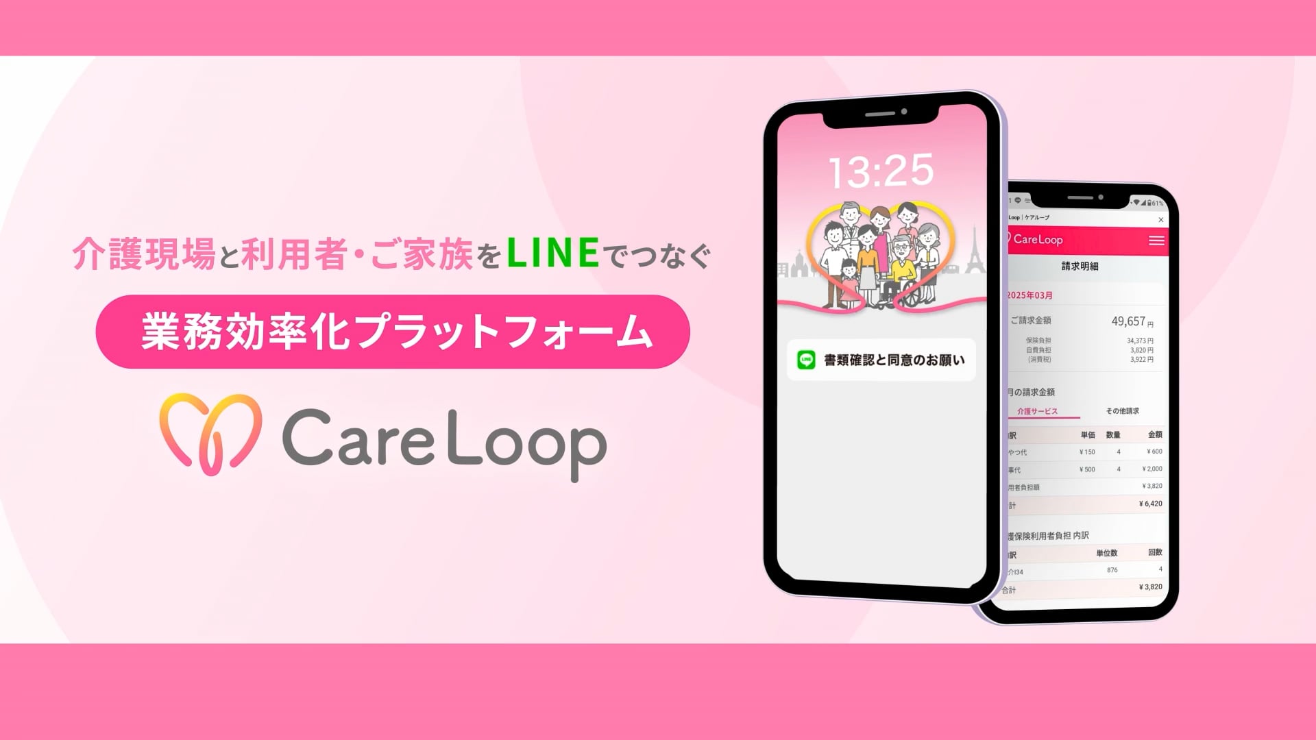 CareLoopサービス紹介動画サムネイル